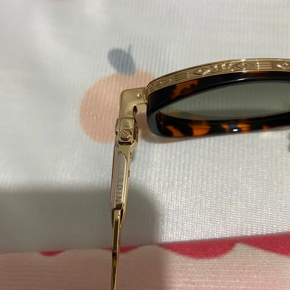 Jacques Marie Mage Gold & Tortoiseshell Sunglasses - Brown Lenses